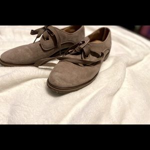 Suede shoes